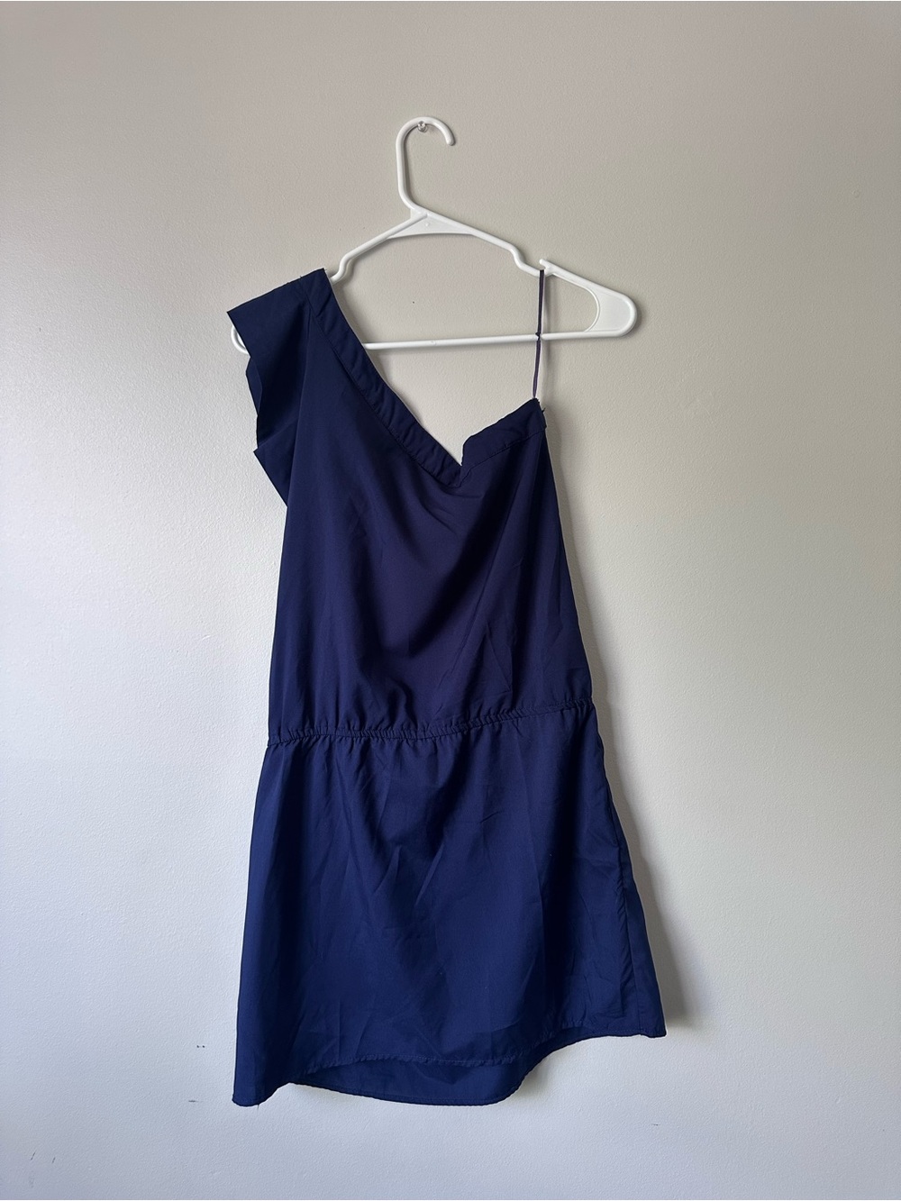 Angie Navy One-Shoulder Studded Mini Dress - Picture 3 of 5